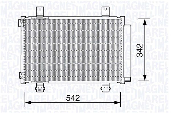 MAGNETI MARELLI Kondensaator,kliimaseade 350203673000